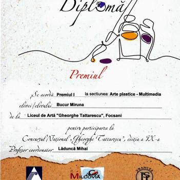 Diploma Bucur Miruna